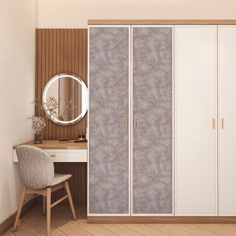 Marmer - Patroon - Mauve deurposter klein 289 -sfeer3