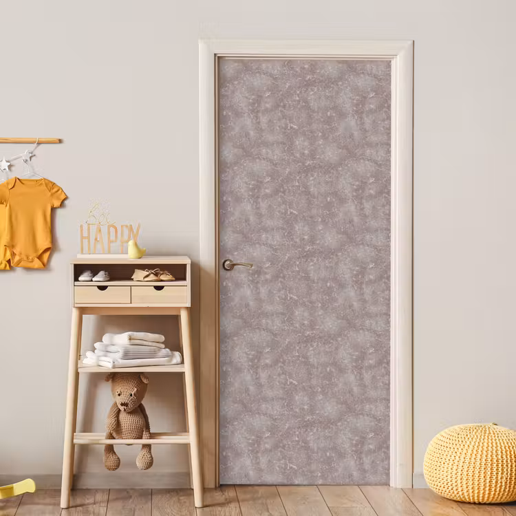 Marmer - Patroon - Mauve deurposter klein 289 -sfeer4