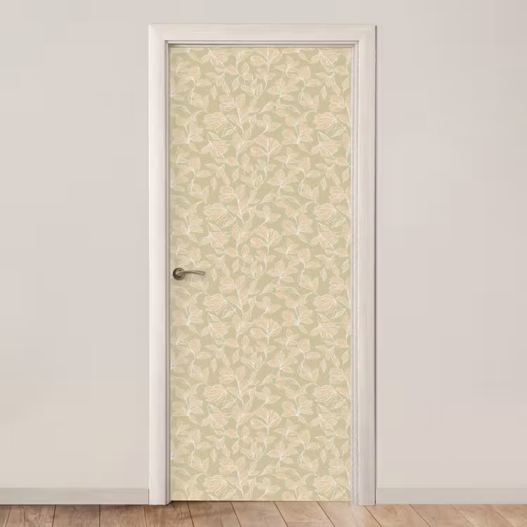 Organisch - Subtiel - Groen deurposter klein 289 -3d_beige