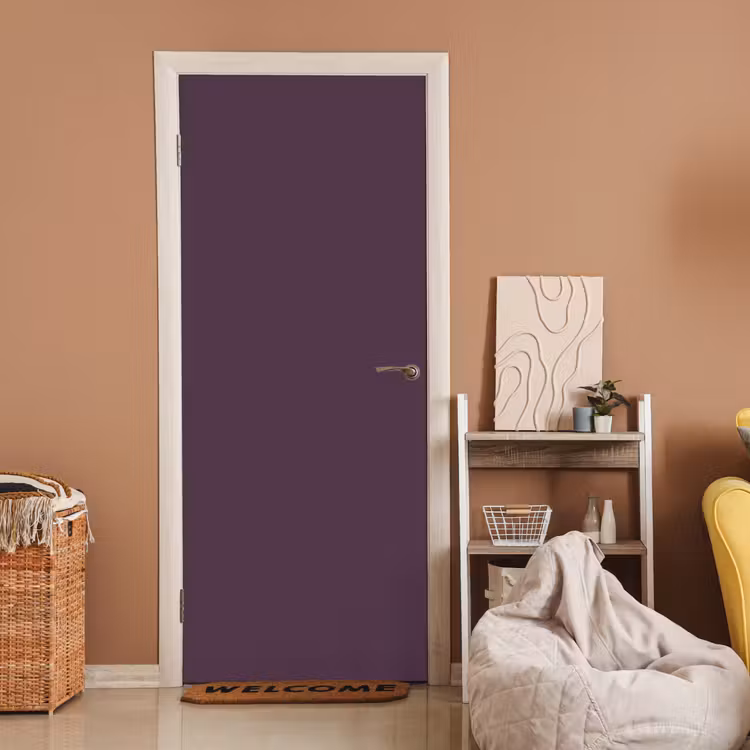 Midnight - Plum - Paars deurposter klein 289 -sfeer1