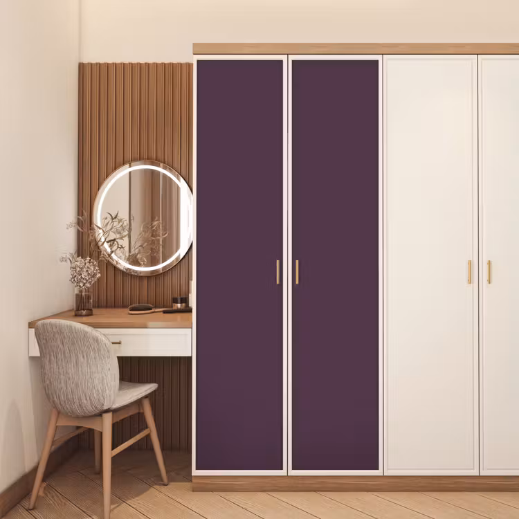 Midnight - Plum - Paars deurposter klein 289 -sfeer3