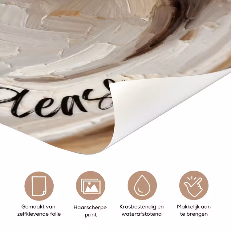More espresso - Koffie - Eend deurposter klein -closeup_NL