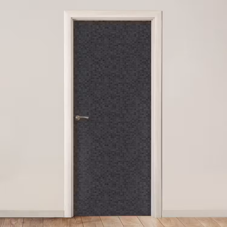Mozaïek - Patroon - Zwart deurposter klein 289 -3d_beige