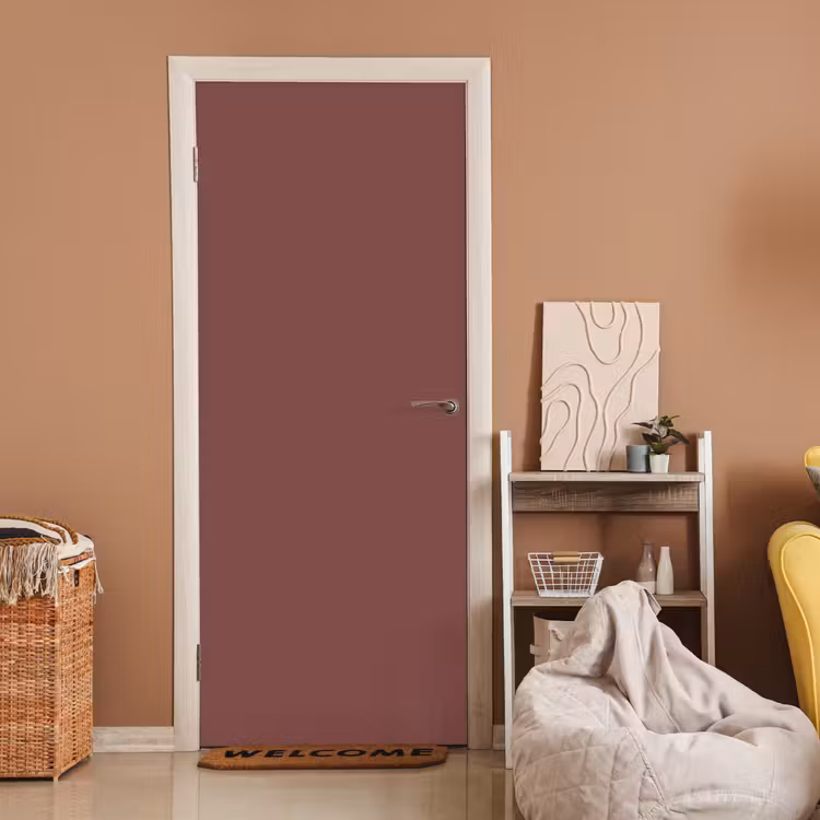Muted - Raisin - Rood deurposter klein 289 -sfeer1