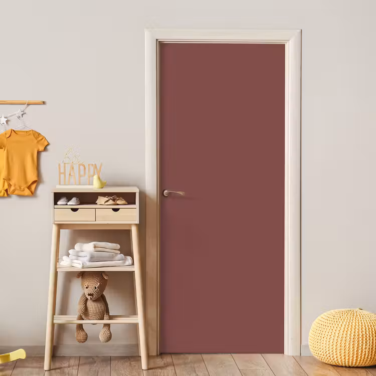 Muted - Raisin - Rood deurposter klein 289 -sfeer4