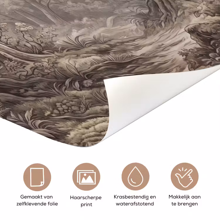 Natuur - Bos - Eik deurposter klein -closeup_NL