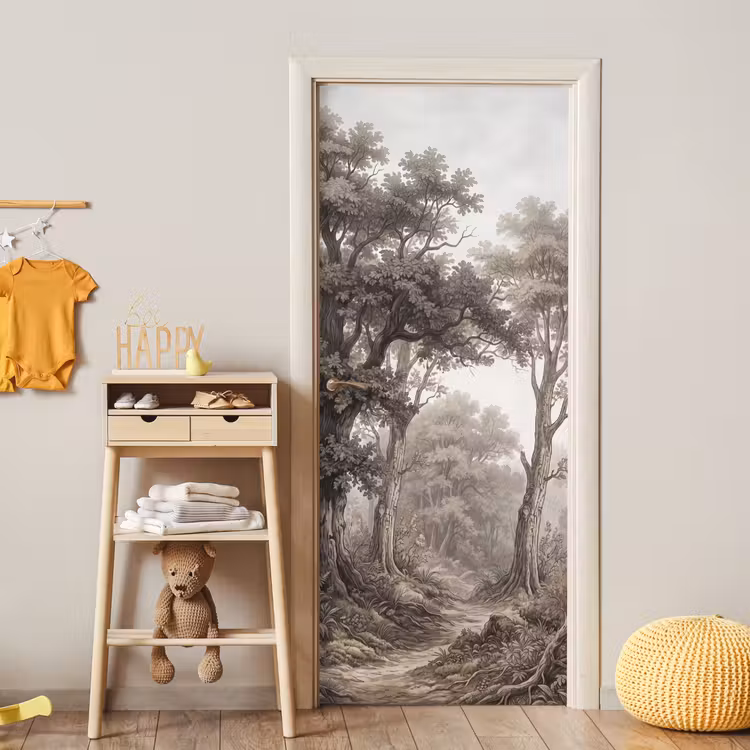 Natuur - Bos - Eik deurposter klein -sfeer4