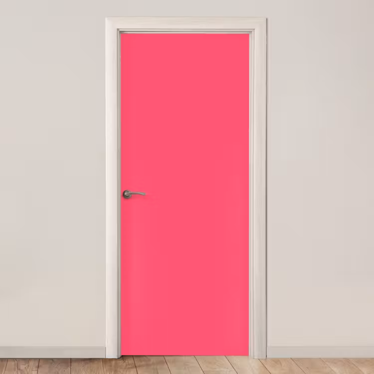 Neon - Flamingo - Roze deurposter klein 289 -3d_beige
