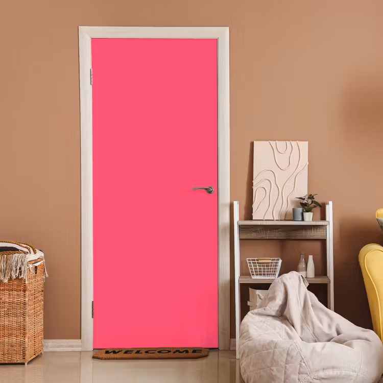 Neon - Flamingo - Roze deurposter klein 289 -sfeer1