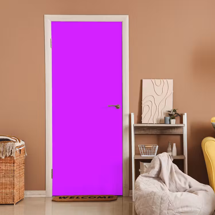 Neon - Orchid - Paars deurposter klein 289 -sfeer1