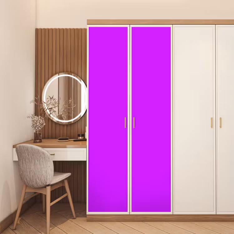 Neon - Orchid - Paars deurposter klein 289 -sfeer3