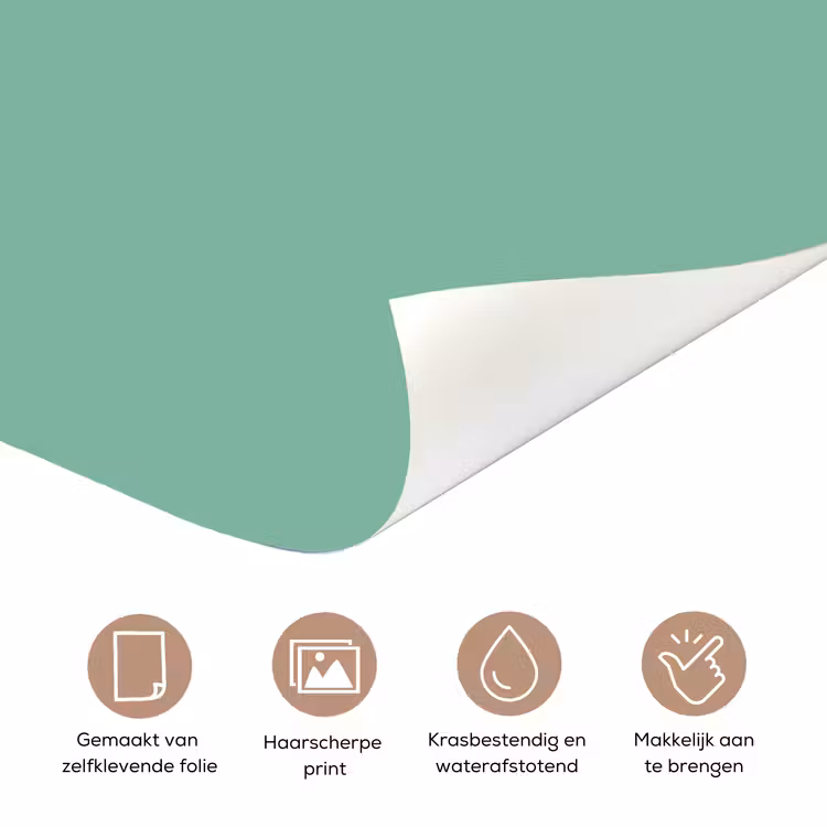 Ocean - Jade - Groen deurposter klein 289 -closeup_NL