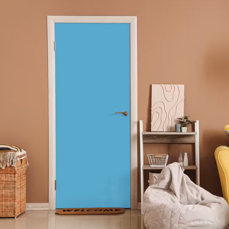 Ocean - Teal - Blauw deurposter klein 289 -sfeer1