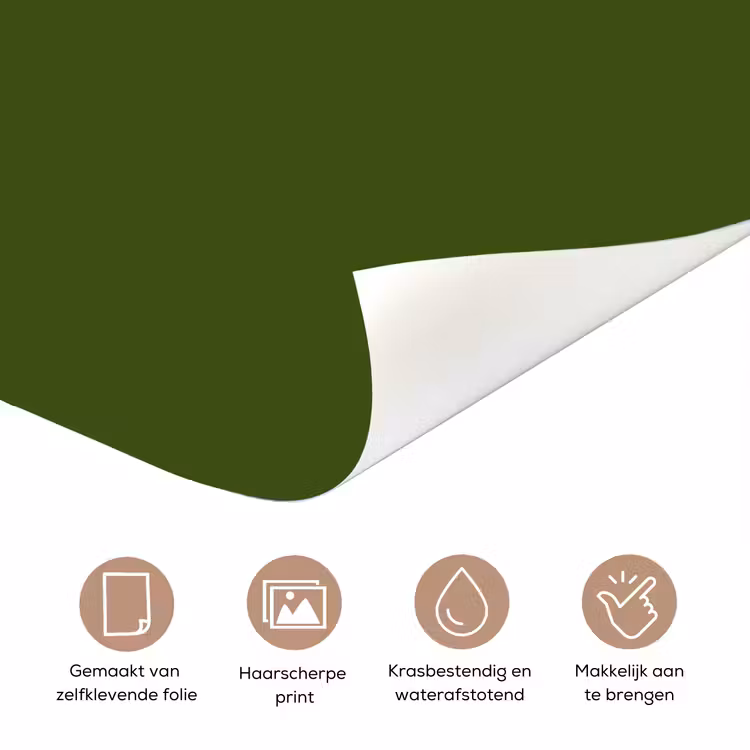 Olive - Drab - Groen deurposter klein 289 -closeup_NL