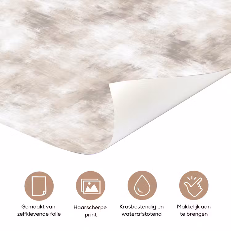 Organisch - Patroon - Gemêleerd deurposter klein 289 -closeup_NL