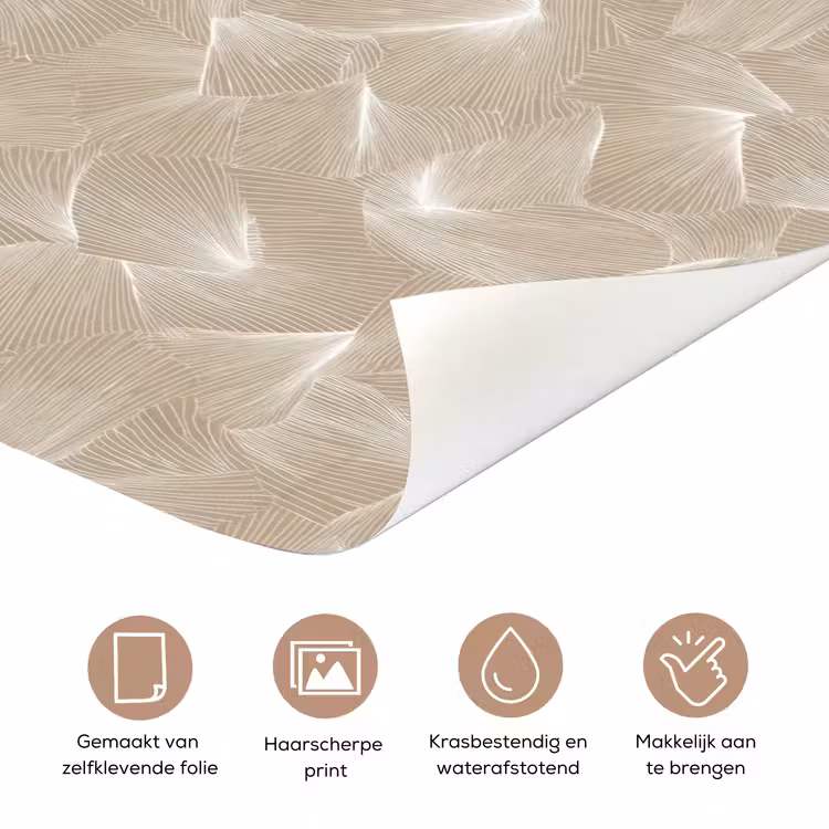 Organisch - Textuur - Beige deurposter klein 289 -closeup_NL