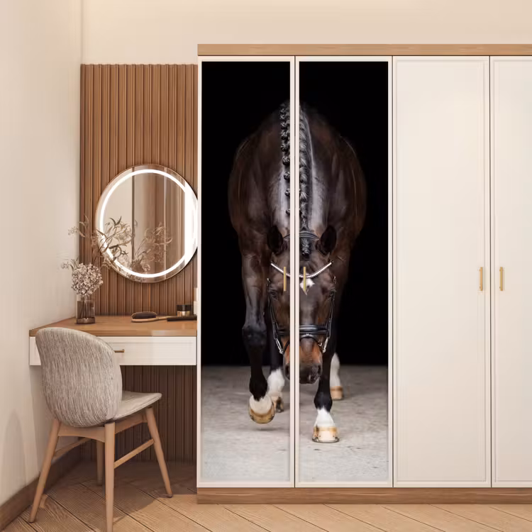 Paard - Modern - Portret deurposter klein -sfeer3