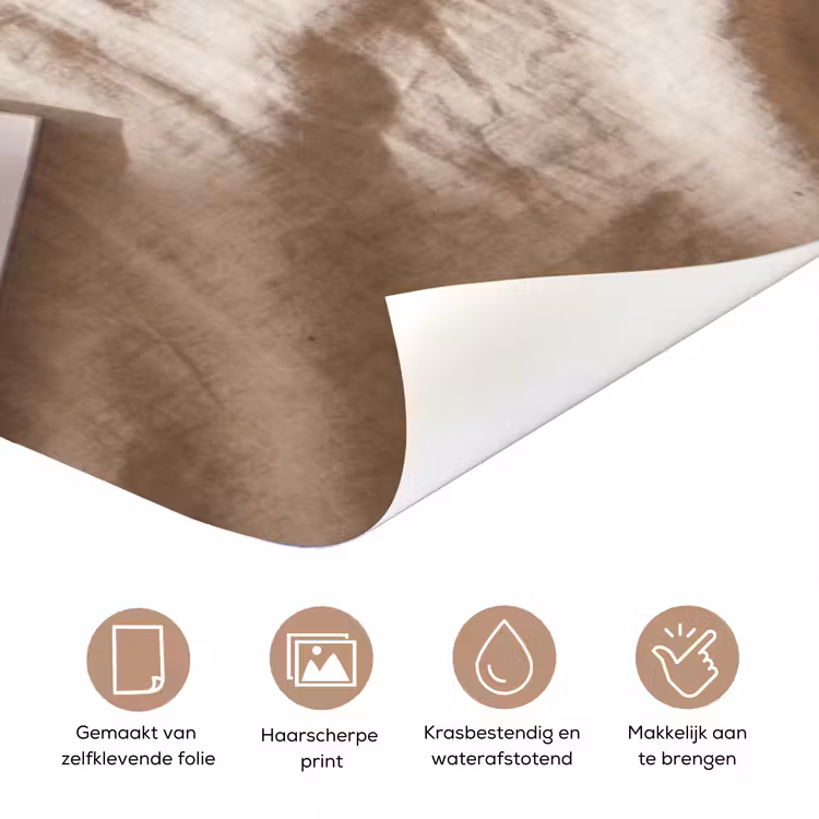 Pannenkoeken - Bessen - Ontbijt - Modern - Beige deurposter klein -closeup_NL