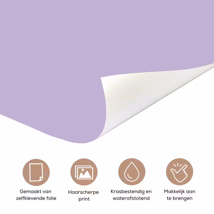 Pastel - Lilac - Paars deurposter klein 289 -closeup_NL