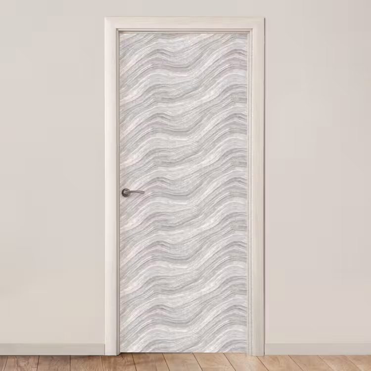 Patroon - Helder - Wit - Grijs deurposter klein 289 -3d_beige