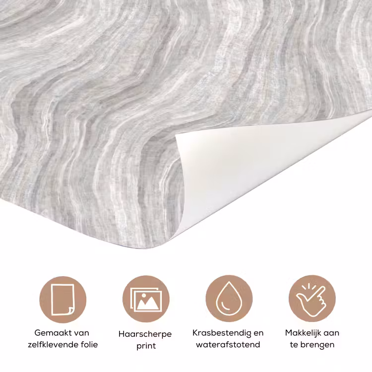 Patroon - Helder - Wit - Grijs deurposter klein 289 -closeup_NL