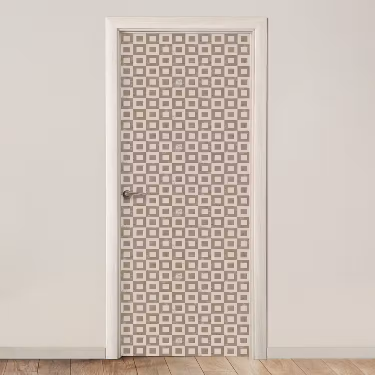 Patroon - Marmer - Beige deurposter klein 289 -3d_beige