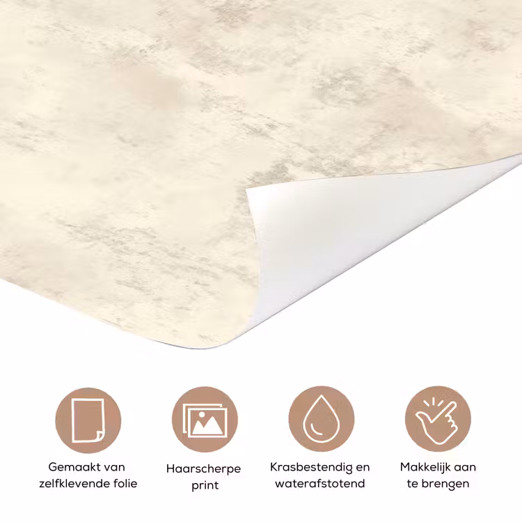 Patroon - Organisch - Beige deurposter klein 289 -closeup_NL