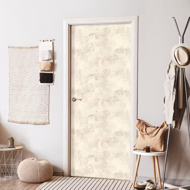 Patroon - Organisch - Beige deurposter klein 289 -sfeer6