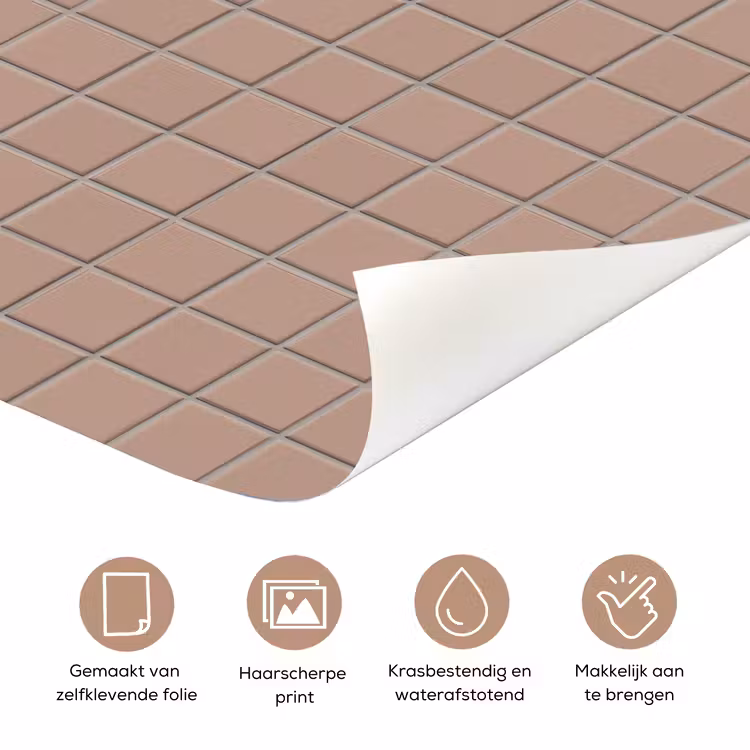 Patroon - Tegel - Oudroze deurposter klein 289 -closeup_NL