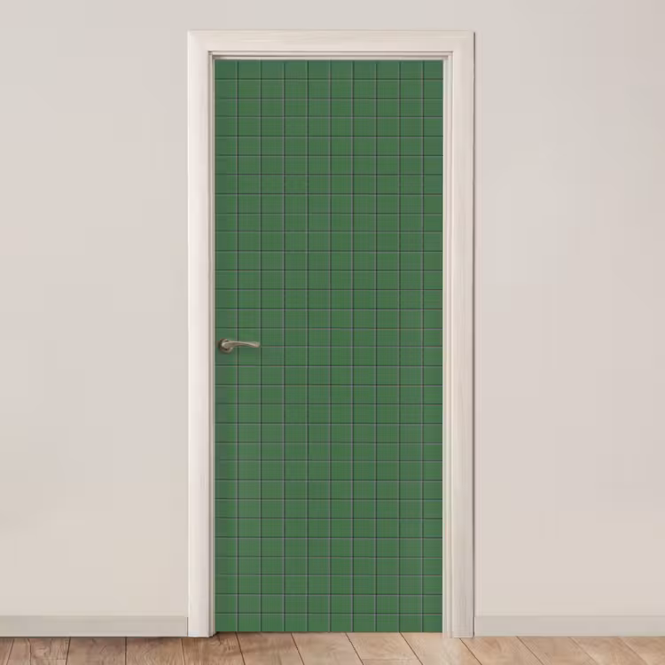 Patroon - Tegels - Groen deurposter klein 289 -3d_beige