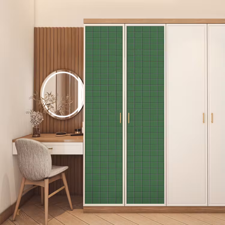 Patroon - Tegels - Groen deurposter klein 289 -sfeer3