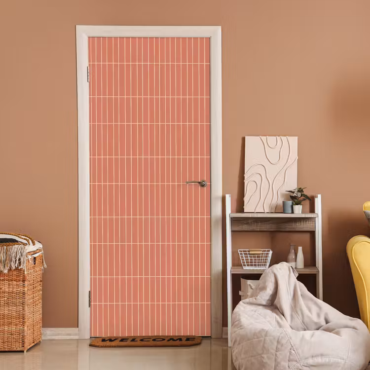 Patroon - Tegels - Terracotta deurposter klein 289 -sfeer1