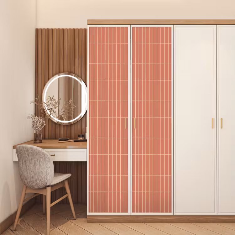 Patroon - Tegels - Terracotta deurposter klein 289 -sfeer3