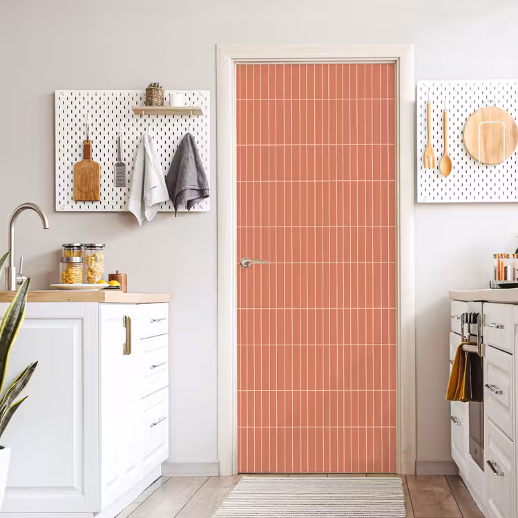 Patroon - Tegels - Terracotta deurposter klein 289 -sfeer5
