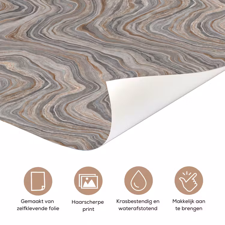 Patroon - Textuur - Grijs deurposter klein 289 -closeup_NL