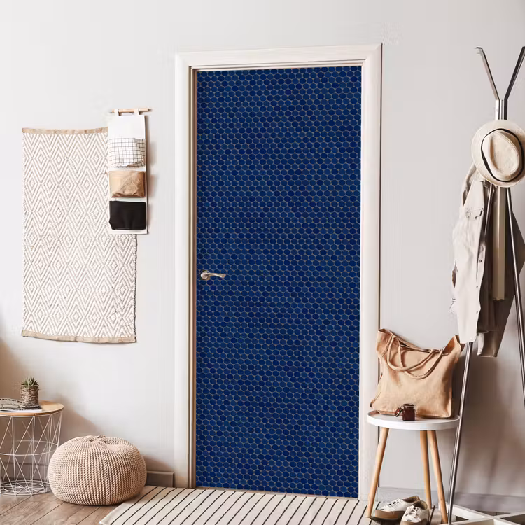 Penny - Mozaïek - Donkerblauw deurposter klein 289 -sfeer6