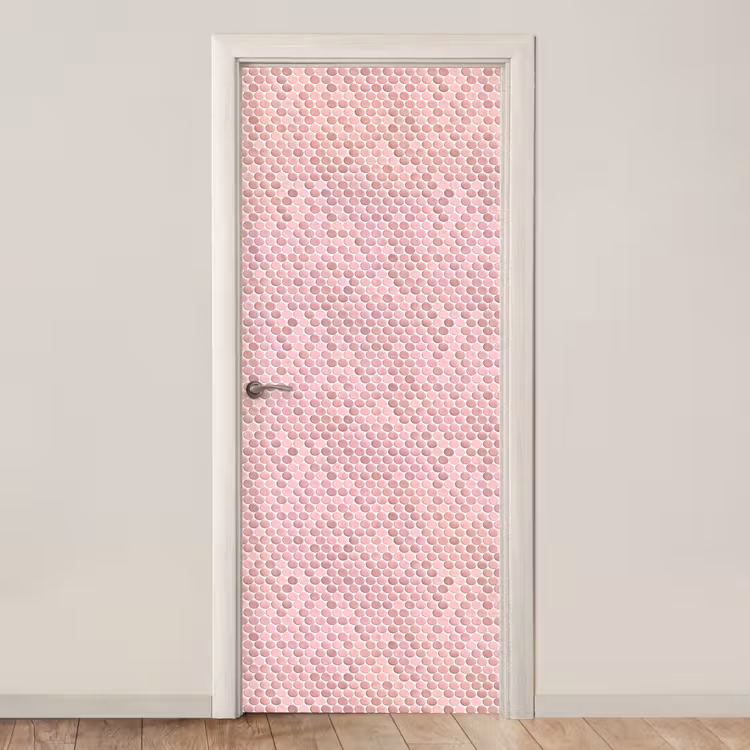 Penny - Mozaïek - Lichtroze deurposter klein 289 -3d_beige