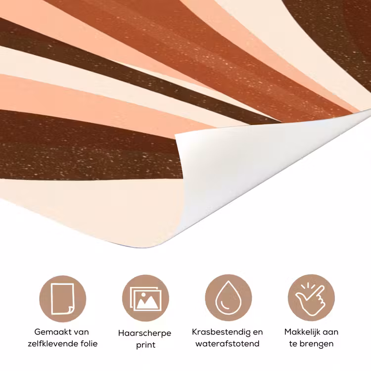 Planten - Abstract - Natuur - Bruin deurposter klein -closeup_NL