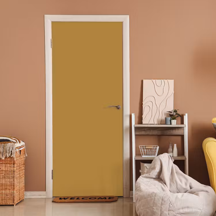 Rhythmic - Ochre - Geel deurposter klein 289 -sfeer1