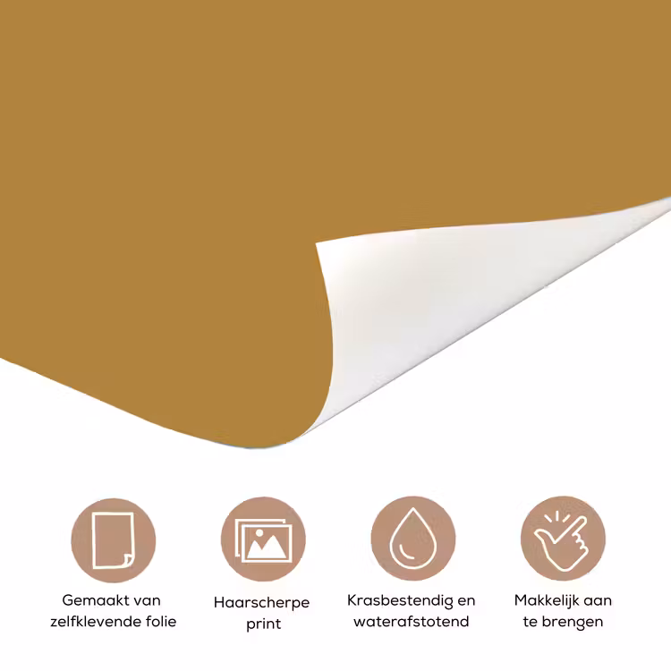 Rhythmic - Ochre - Geel deurposter klein 289 -closeup_NL
