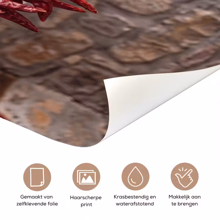 Deursticker - Rode pepers - Eten - Rode pepers - Eten deurposter klein