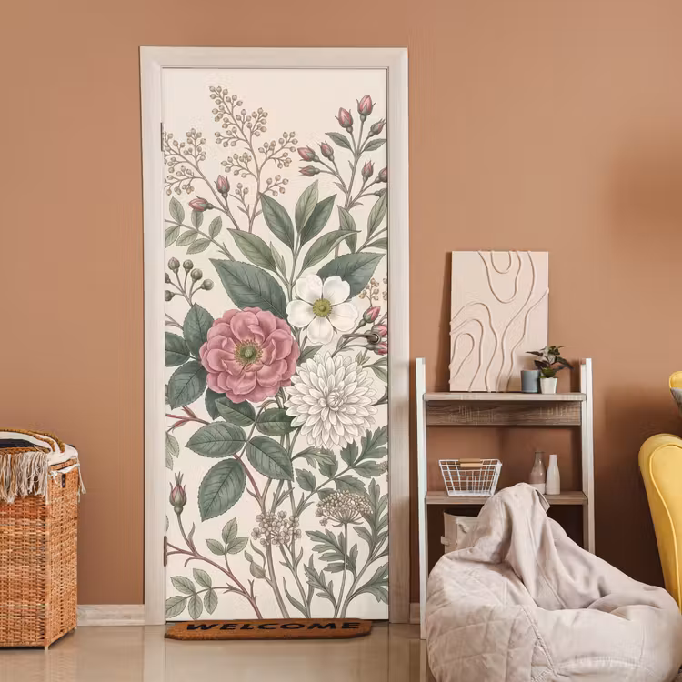Romantisch - Design - Kleurrijk deurposter klein -sfeer1