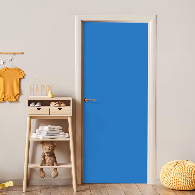 Royal - Blue - Blauw deurposter klein 289 -sfeer4