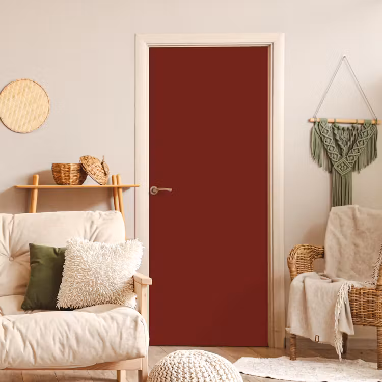 Rustic - Terracotta - Rood deurposter klein 289 -sfeer2