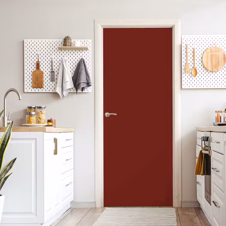Rustic - Terracotta - Rood deurposter klein 289 -sfeer5