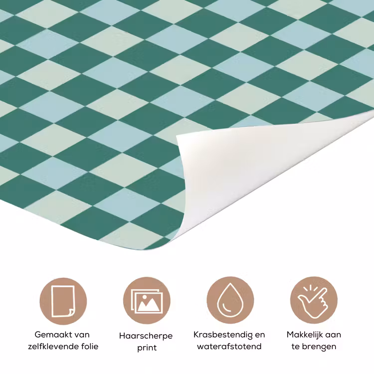 Schaak - Klassiek - Groen deurposter klein 289 -closeup_NL