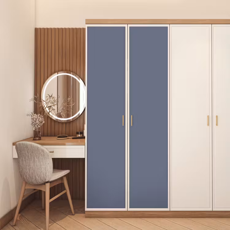 Slate - Whisper - Blauw deurposter klein 289 -sfeer3