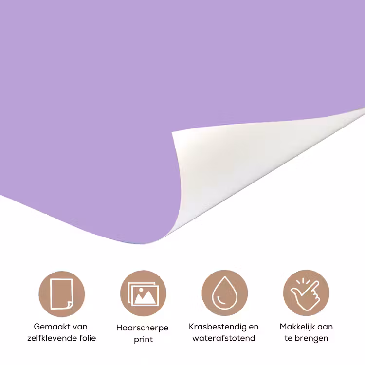 Soft - Lavender - Paars deurposter klein 289 -closeup_NL