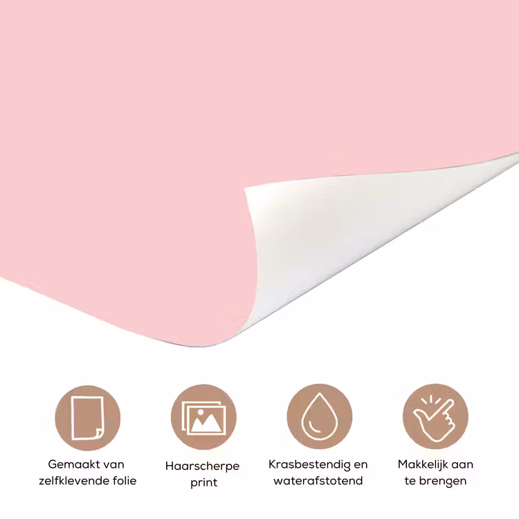 Statement - Krachtig - Roze deurposter klein -closeup_NL