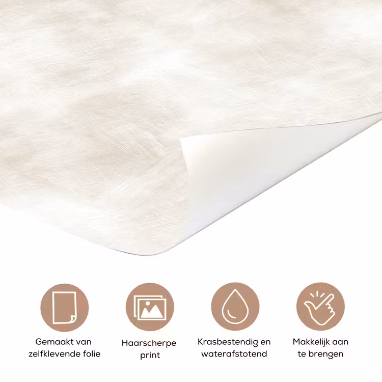 Subtiel - Structuur - Beige deurposter klein 289 -closeup_NL
